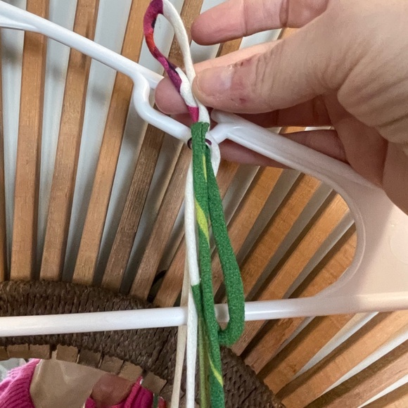 Farm Rio Tropical Print Midi Dress with Tie Shoulder Vacation Resort Bold - Picture 5 of 16